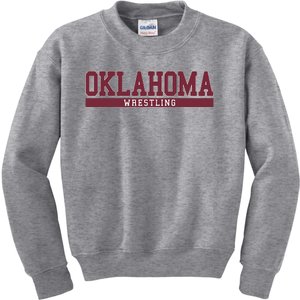 Oklahoma Wrestling Kids Sweatshirt