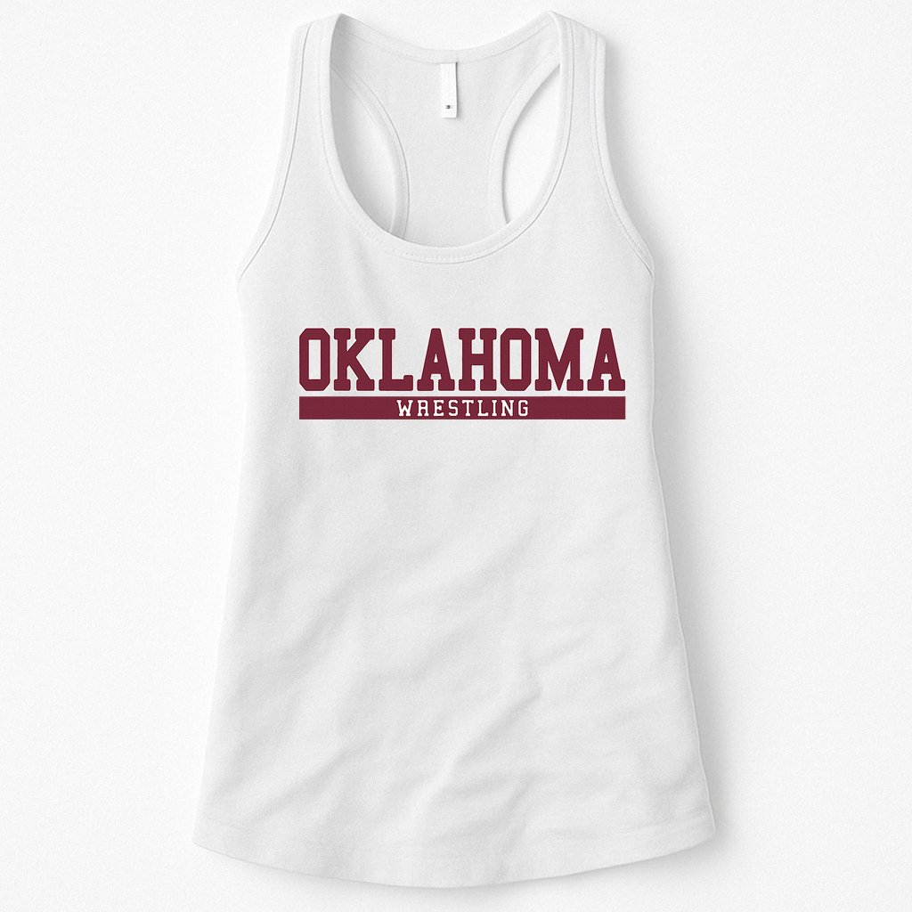 Oklahoma Wrestling Womens Tank Top