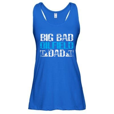 Oil Well Oilfeild Big Bad Oilfield Dad Oilfield Gift Ladies Essential Flowy Tank