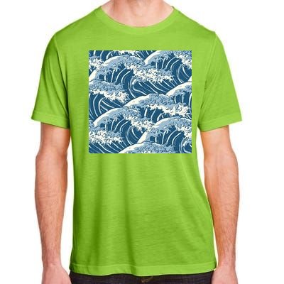 Ocean Wave Pattern Adult ChromaSoft Performance T-Shirt