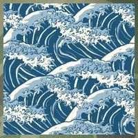Ocean Wave Pattern Legacy Tie Dye Trucker Hat