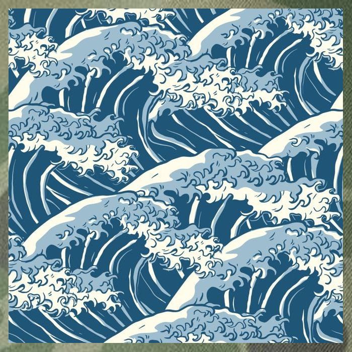 Ocean Wave Pattern Legacy Tie Dye Trucker Hat