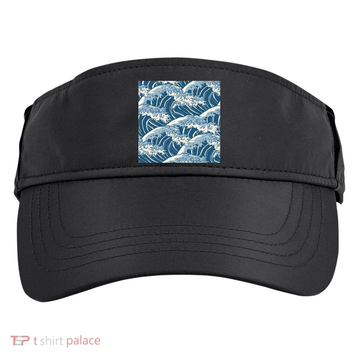 Ocean Wave Pattern Adult Drive Performance Visor