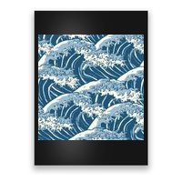 Ocean Wave Pattern Poster