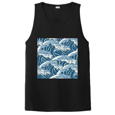 Ocean Wave Pattern PosiCharge Competitor Tank