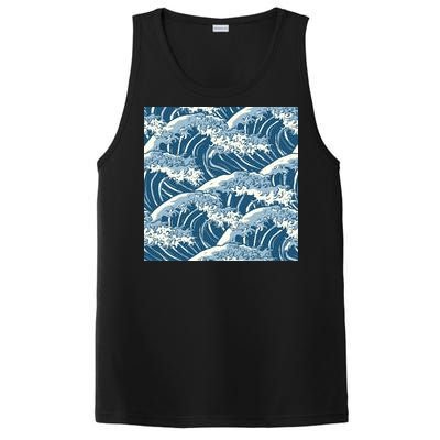 Ocean Wave Pattern PosiCharge Competitor Tank