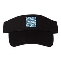 Ocean Wave Pattern Visor
