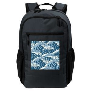 Ocean Wave Pattern Daily Commute Backpack