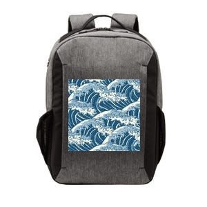 Ocean Wave Pattern Vector Backpack