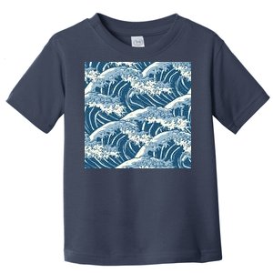 Ocean Wave Pattern Toddler T-Shirt