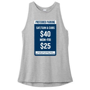 Obviousshirts We Pay The Bill Ladies PosiCharge Tri-Blend Wicking Tank