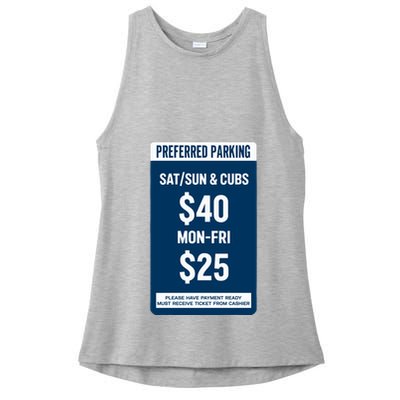 Obviousshirts We Pay The Bill Ladies PosiCharge Tri-Blend Wicking Tank