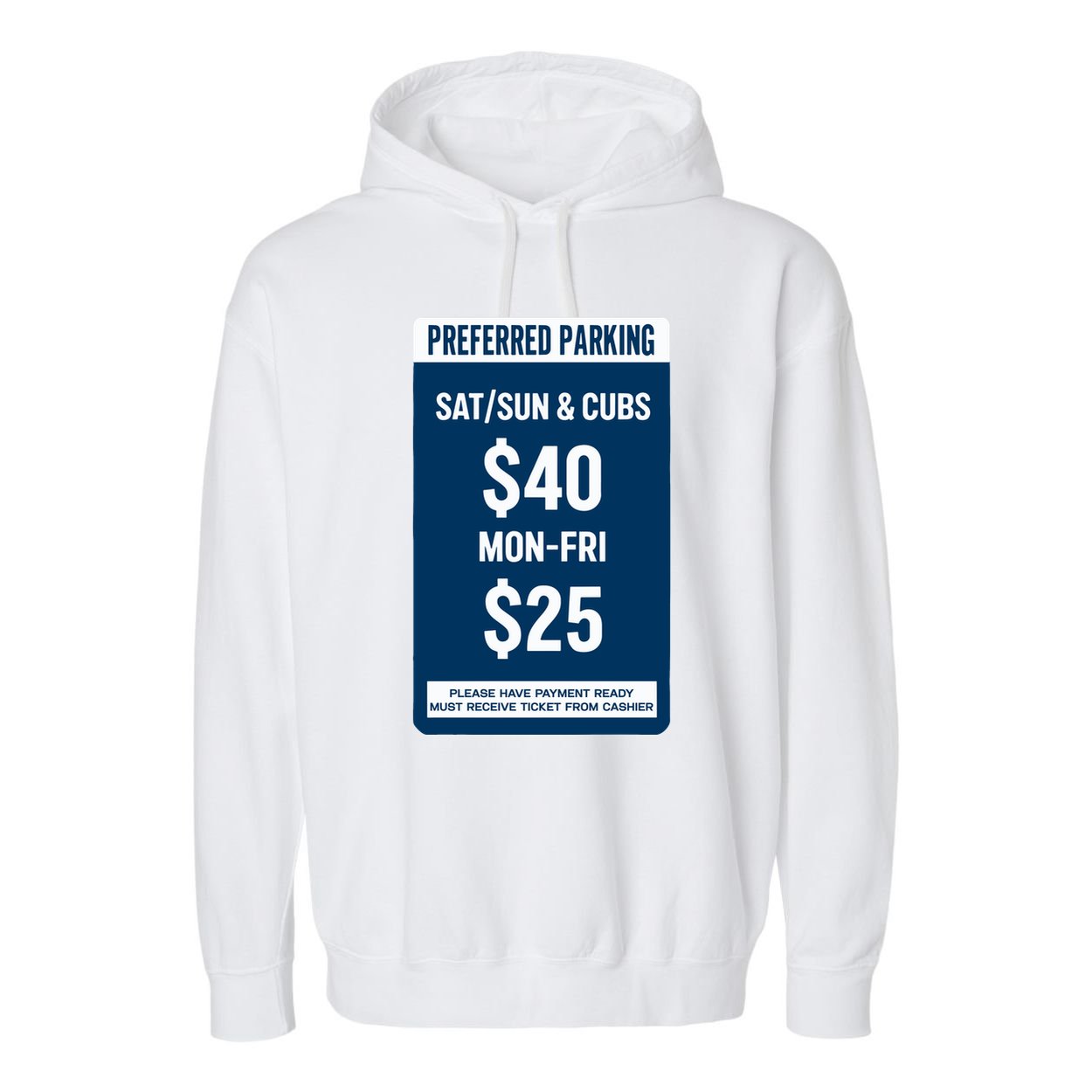 Obviousshirts We Pay The Bill Garment-Dyed Fleece Hoodie