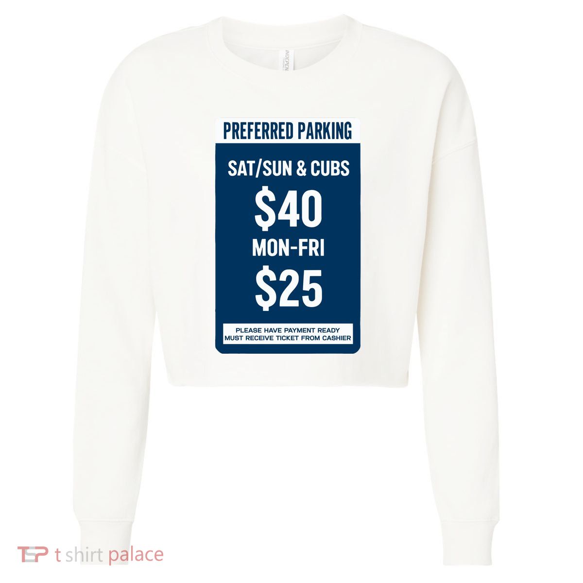 Obviousshirts We Pay The Bill Cropped Pullover Crew