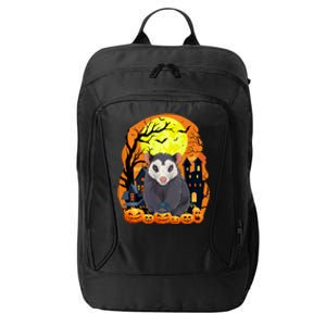 Opossum With Pumpkins Funny Scary Halloween Party City Backpack