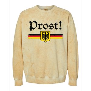 Oktoberfest Women Prost German Beer Festival Colorblast Crewneck Sweatshirt