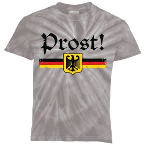 Oktoberfest Women Prost German Beer Festival Kids Tie-Dye T-Shirt