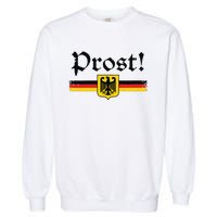 Oktoberfest Women Prost German Beer Festival Garment-Dyed Sweatshirt