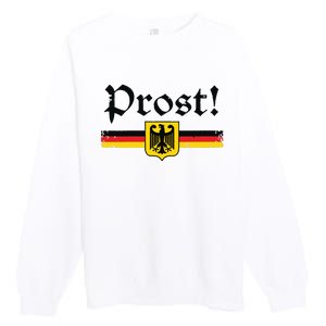 Oktoberfest Women Prost German Beer Festival Premium Crewneck Sweatshirt