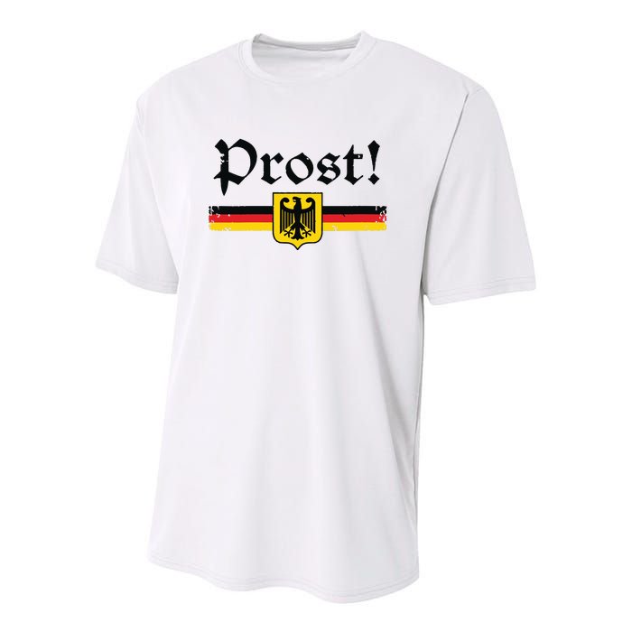 Oktoberfest Women Prost German Beer Festival Youth Performance Sprint T-Shirt