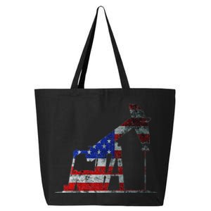 Oilfield Worker Rig Drilling Us Flag Oil Rig Man Oil Driller 25L Jumbo Tote