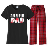 Oilfield Worker Rig Drilling Roughneck Oilfield Dad Women's Flannel Pajama Set