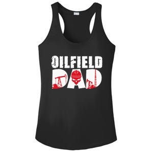 Oilfield Worker Rig Drilling Roughneck Oilfield Dad Ladies PosiCharge Competitor Racerback Tank