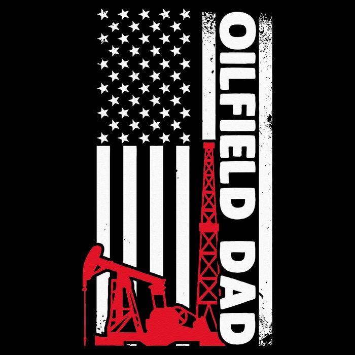 Oilfield Worker Rig Roughneck Oilfield Dad Drawstring Bag
