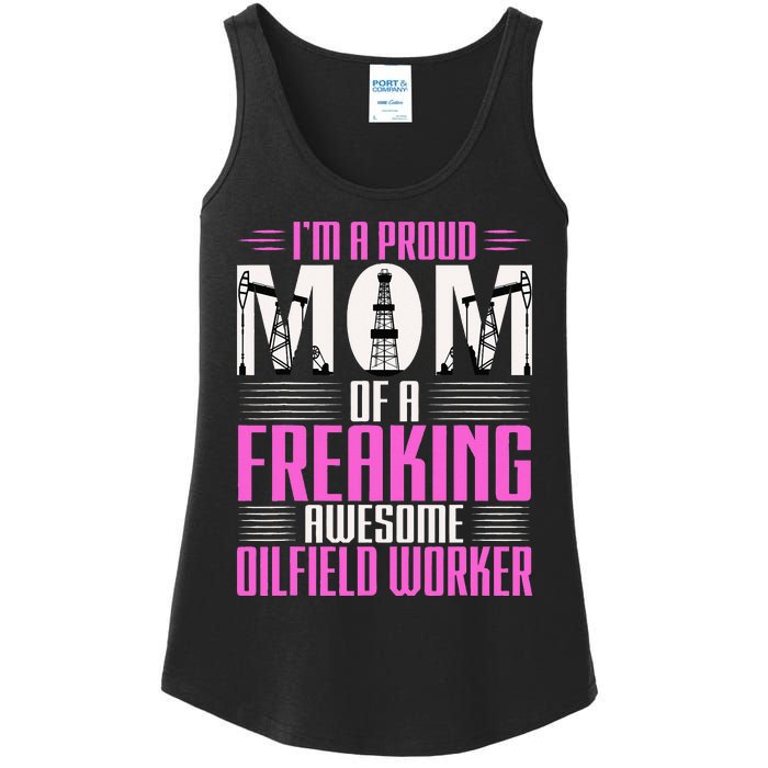 Oilfield Worker Rig Drilling Roughneck Mom Ladies Essential Tank