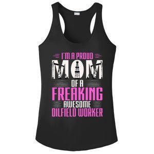 Oilfield Worker Rig Drilling Roughneck Mom Ladies PosiCharge Competitor Racerback Tank