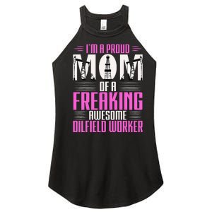 Oilfield Worker Rig Drilling Roughneck Mom Women's Perfect Tri Rocker Tank