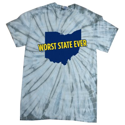 Ohio Worst State Ever Tie-Dye T-Shirt