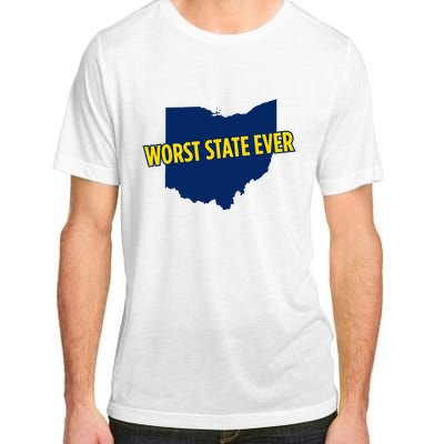 Ohio Worst State Ever Adult ChromaSoft Performance T-Shirt