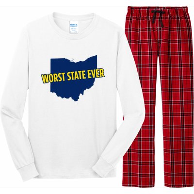 Ohio Worst State Ever Long Sleeve Pajama Set