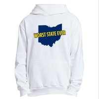 Ohio Worst State Ever Urban Pullover Hoodie