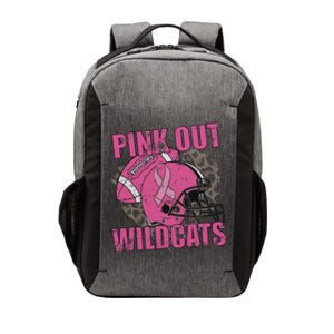 Out Wildcats School Wildcats Breast Cancer Vector Backpack