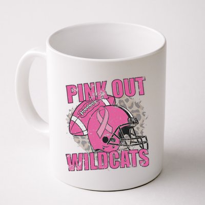 Out Wildcats School Wildcats Breast Cancer Coffee Mug