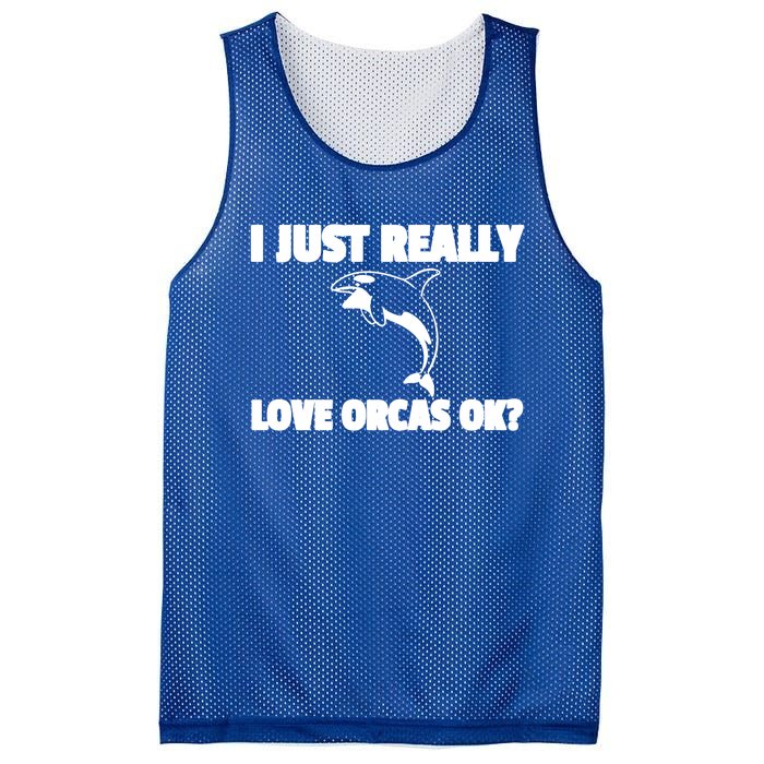 Orca Whale Save The Killer Whale Great Gift Mesh Reversible Basketball Jersey Tank