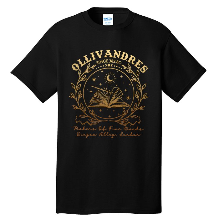 Ollivanders Wand Shop Wizard Book Universal Trip Tall T-Shirt