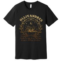 Ollivanders Wand Shop Wizard Book Universal Trip Premium T-Shirt