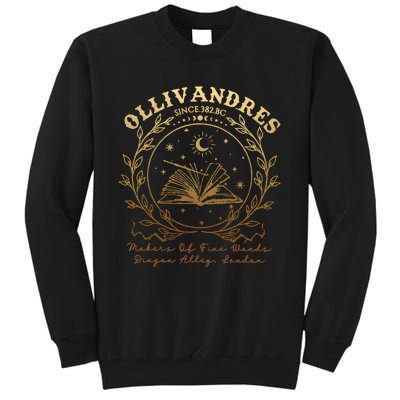 Ollivanders Wand Shop Wizard Book Universal Trip Tall Sweatshirt