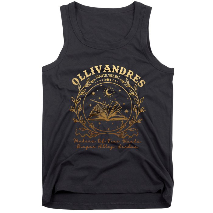 Ollivanders Wand Shop Wizard Book Universal Trip Tank Top