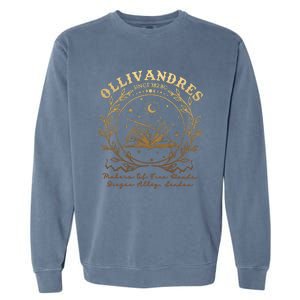 Ollivanders Wand Shop Wizard Book Universal Trip Garment-Dyed Sweatshirt