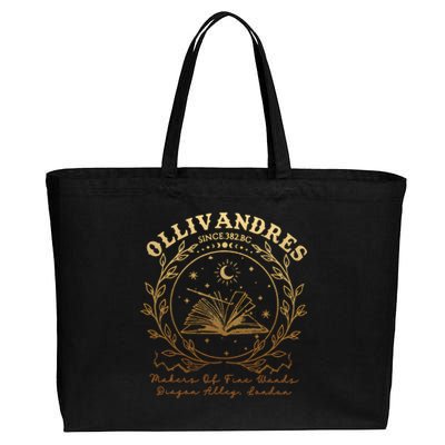 Ollivanders Wand Shop Wizard Book Universal Trip Cotton Canvas Jumbo Tote