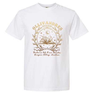 Ollivanders Wand Shop Wizard Book Universal Trip Garment-Dyed Heavyweight T-Shirt