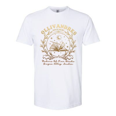 Ollivanders Wand Shop Wizard Book Universal Trip Softstyle® CVC T-Shirt