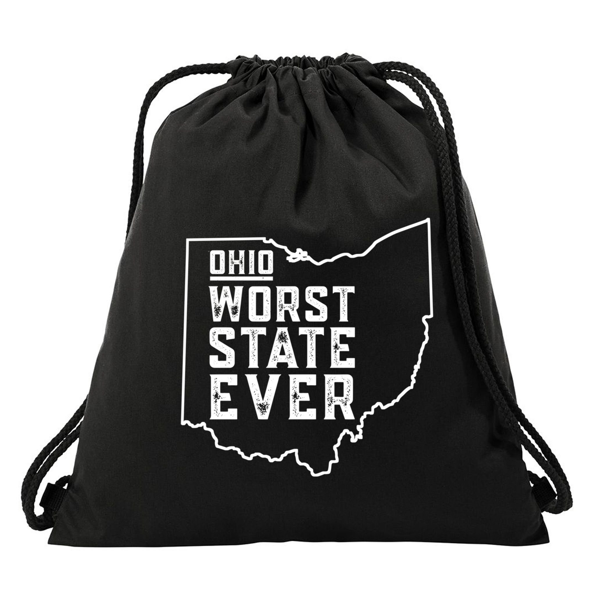 Ohio Worst State Ever Gift Drawstring Bag