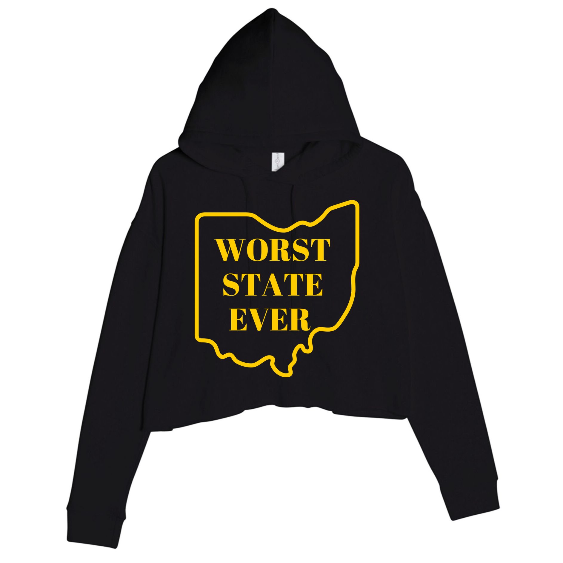 Ohio Worst State Crop Fleece Hoodie