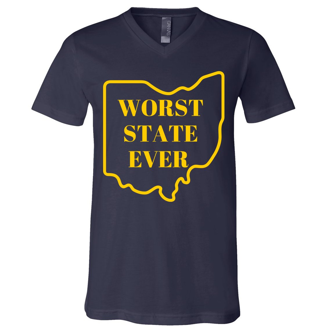 Ohio Worst State V-Neck T-Shirt