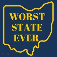 Ohio Worst State 7-Panel Snapback Hat